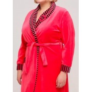 Халат Romeo Life 2XL,3XL,4XL  велюр 1627